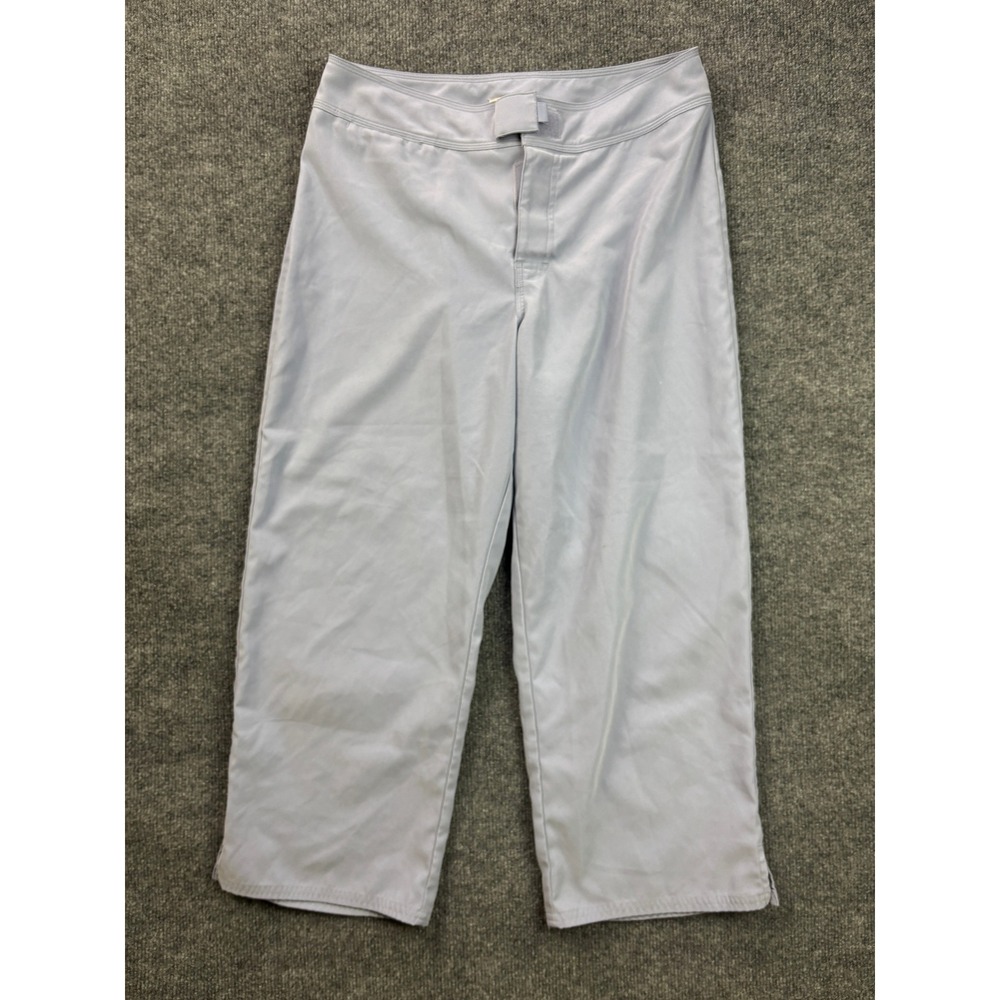 Patagonia Pataloha Cropped Board Pants Women 8 Blue Wide Leg Swim Beach Lake